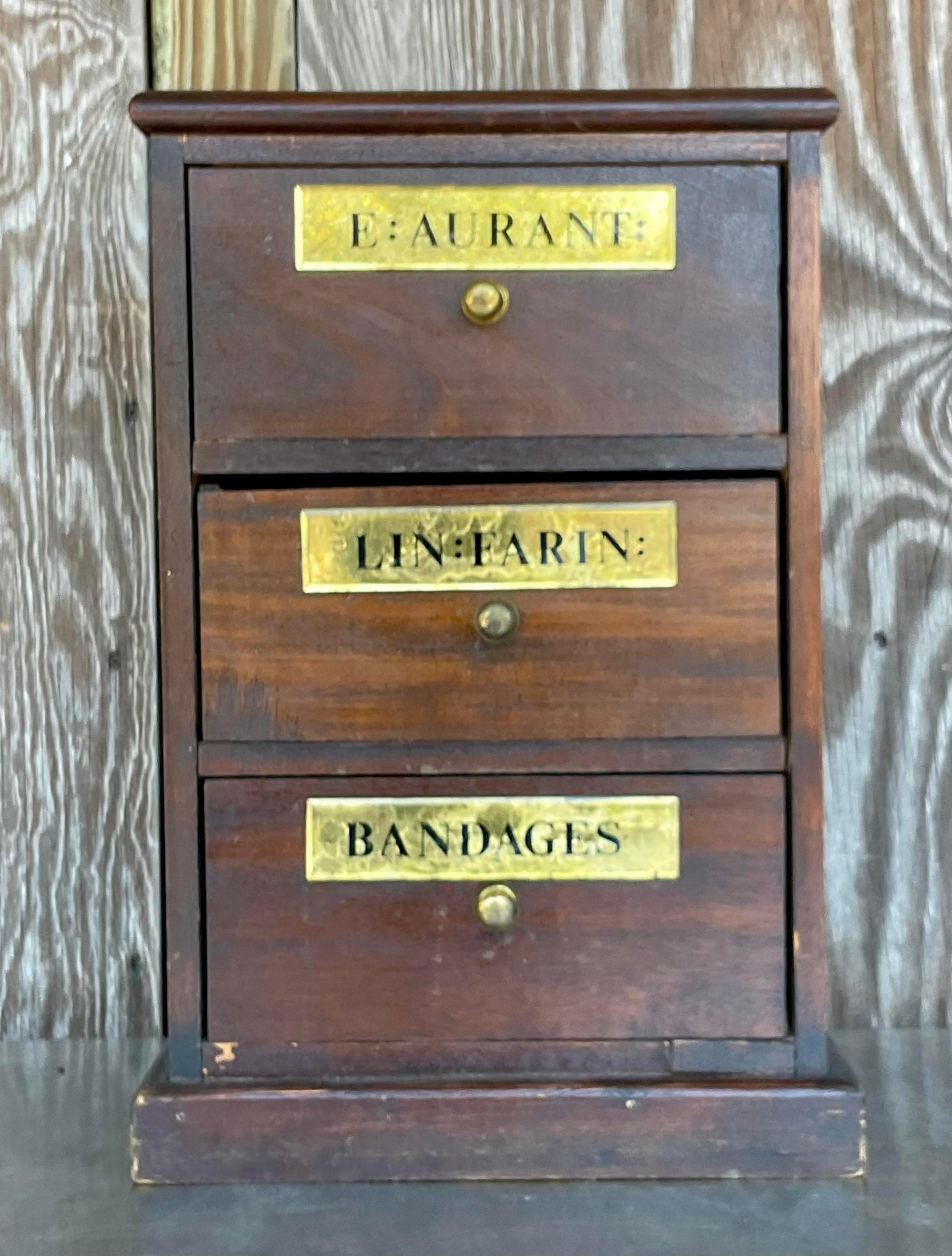 Antique French 19th Century Apothecary Cabinet For Sale 2