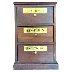 Antique French 19th Century Apothecary Cabinet