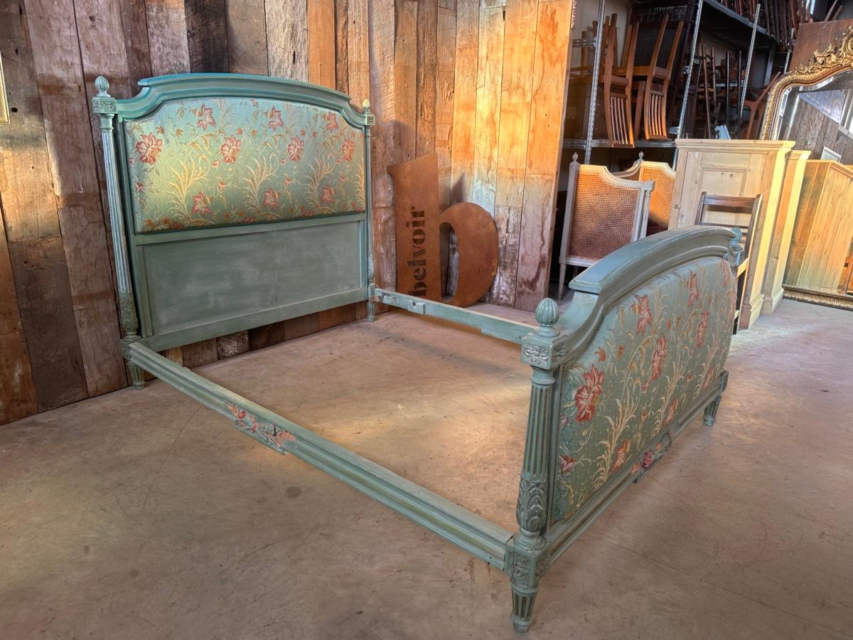 Antique French 19th Century Art Nouveau Turquoise Green French Louis Schmitt Dou For Sale 14