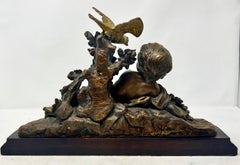 Antique French del XIX secolo in bronzo