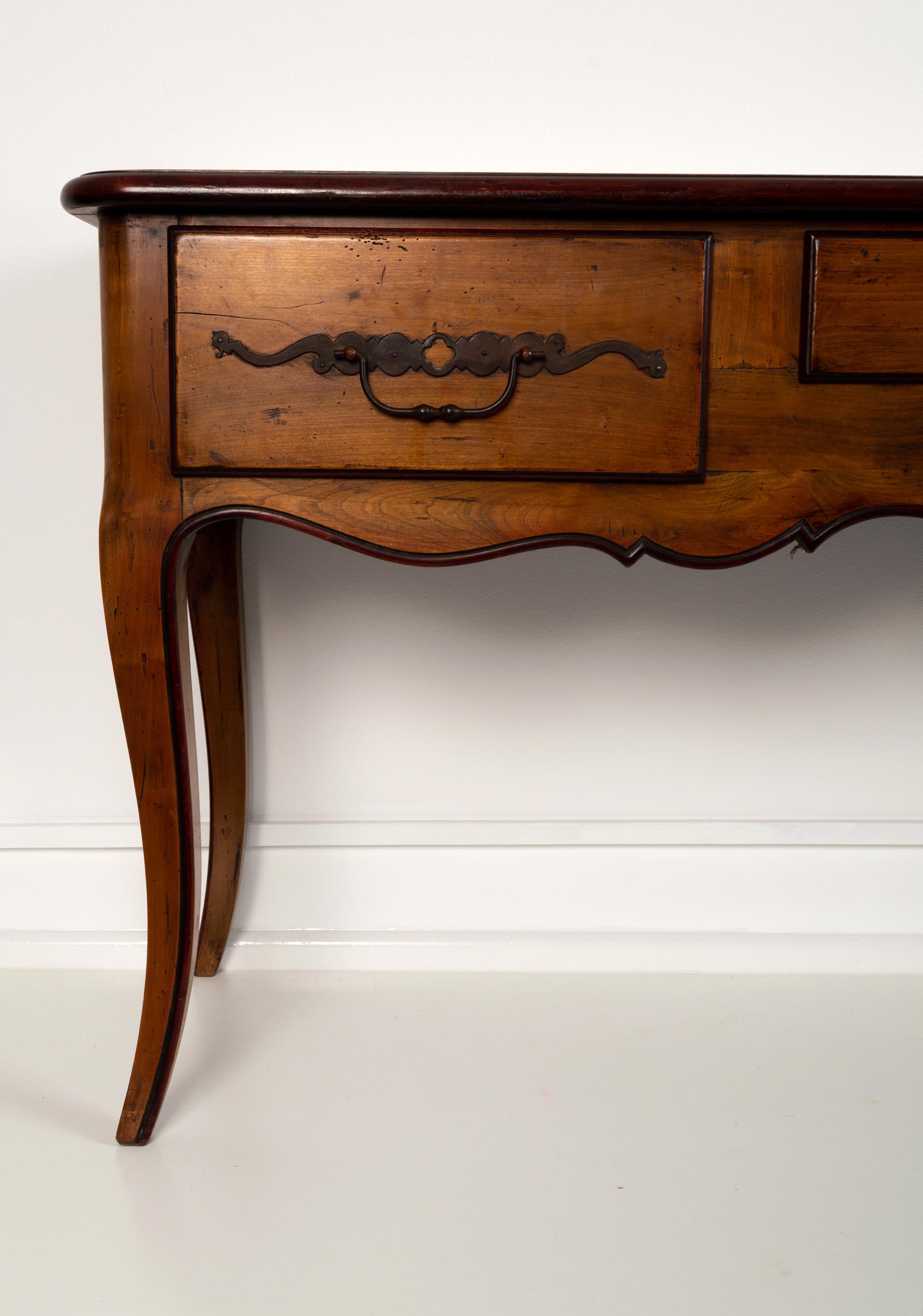Antique French 19th Century Cherrywood Sideboard Server Console For Sale 4