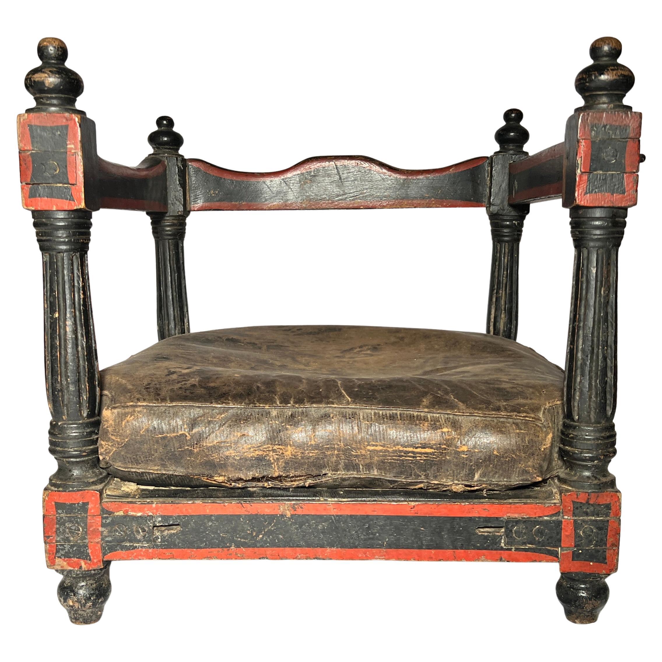 Antique French 19th Century Dog Bed For Sale