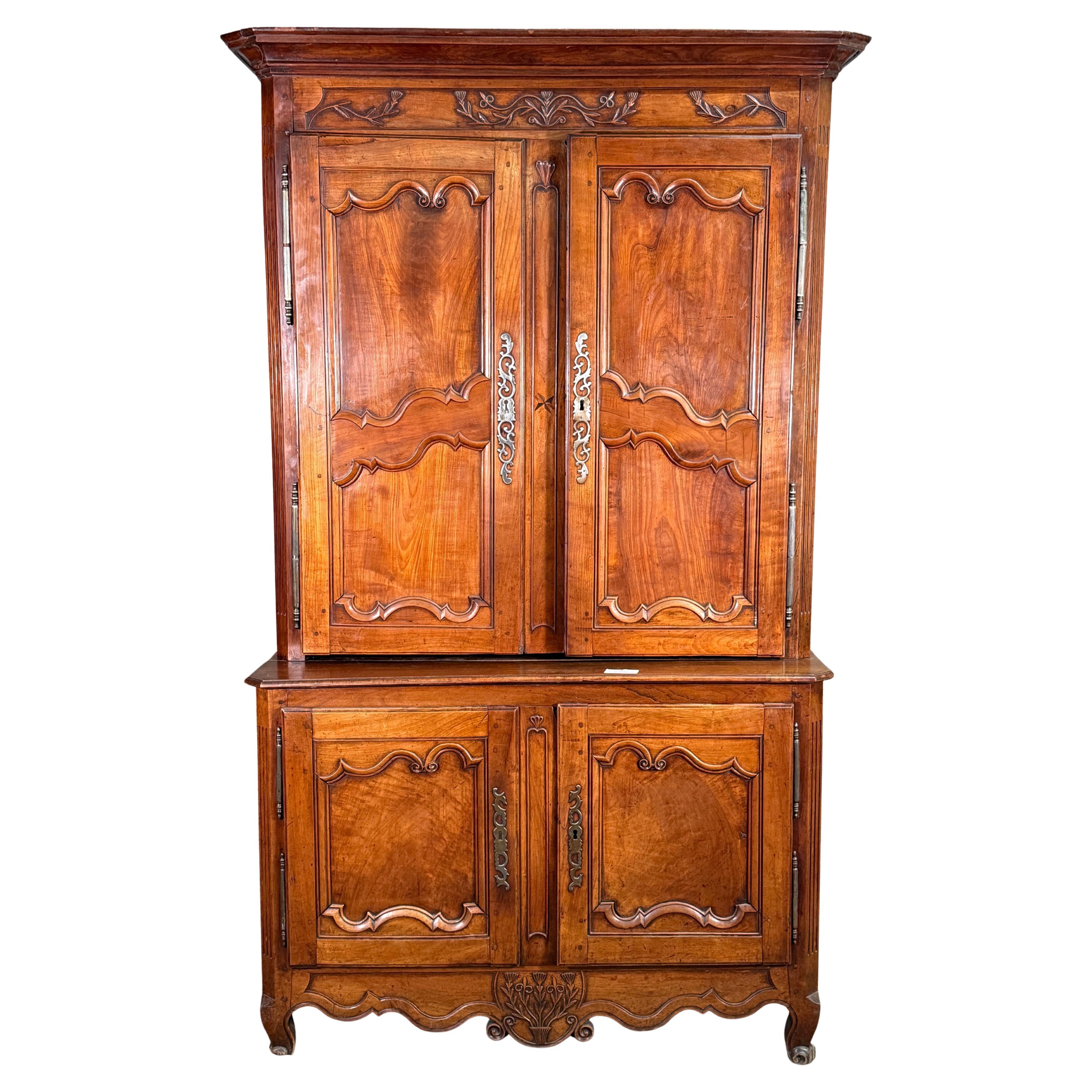Antique French 19th Century Fruitwood Buffet