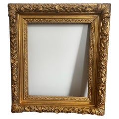 Antique French 19th Century Gold Gilded Picture Frame