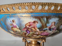 Antique French 19th Century Napoleon III Sevres Centerpiece