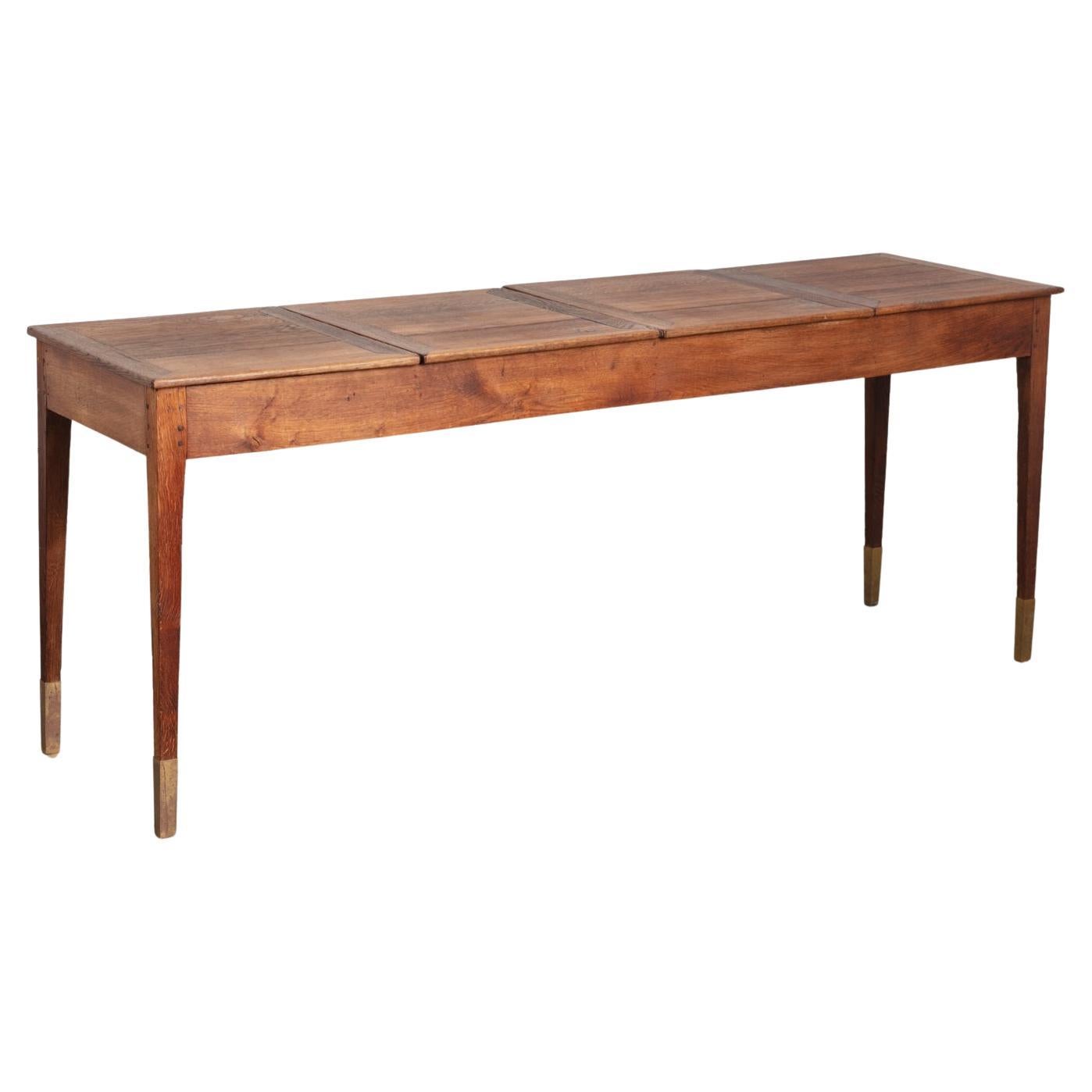 Antique French 19th Century Nun
s Table