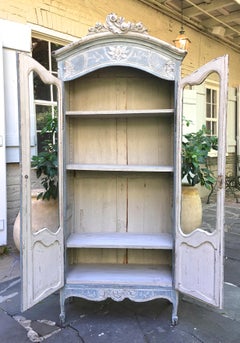 Antique French 19th Century Petite Louis XV Biblioteque