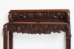 Antique French 19th Century Renaissance Revival Umbrella / Stick Stand Lion Mask