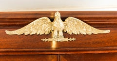 Antique French 2nd Empire 4-Door Mahogany Bookcase, 19th Century