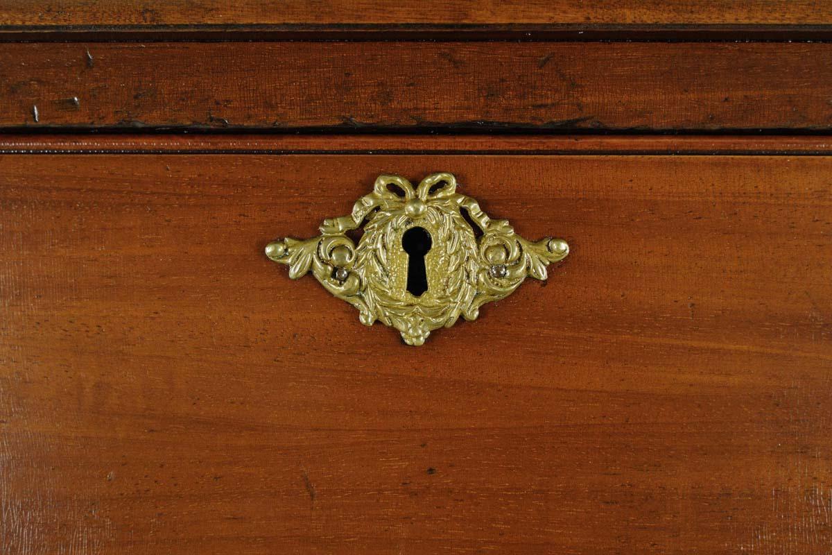 French Provincial Antique French 6 Drawer Bedroom Dresser Mirror Adjustable For Sale