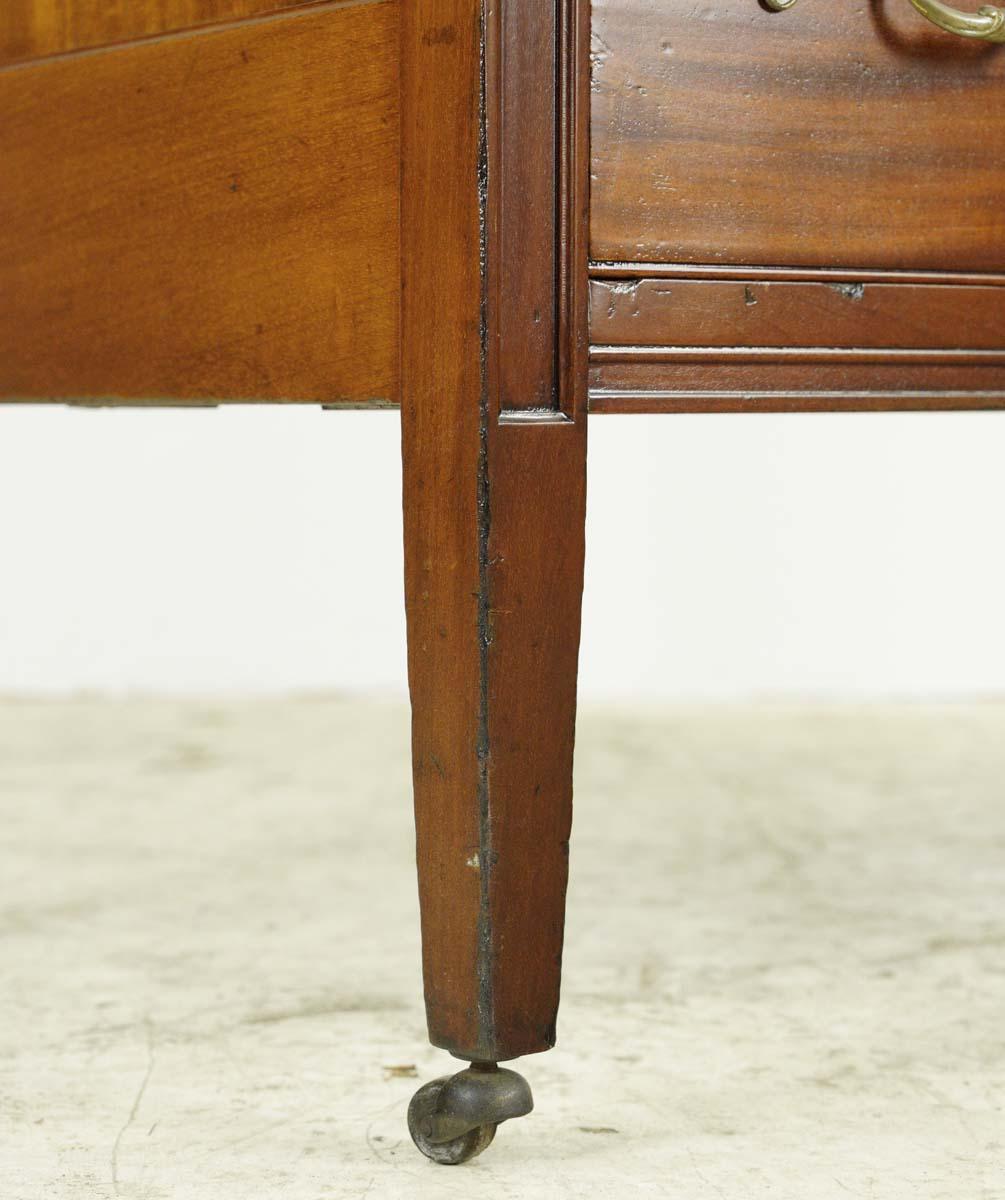 Antique French 6 Drawer Bedroom Dresser Mirror Adjustable In Good Condition For Sale In New York, NY