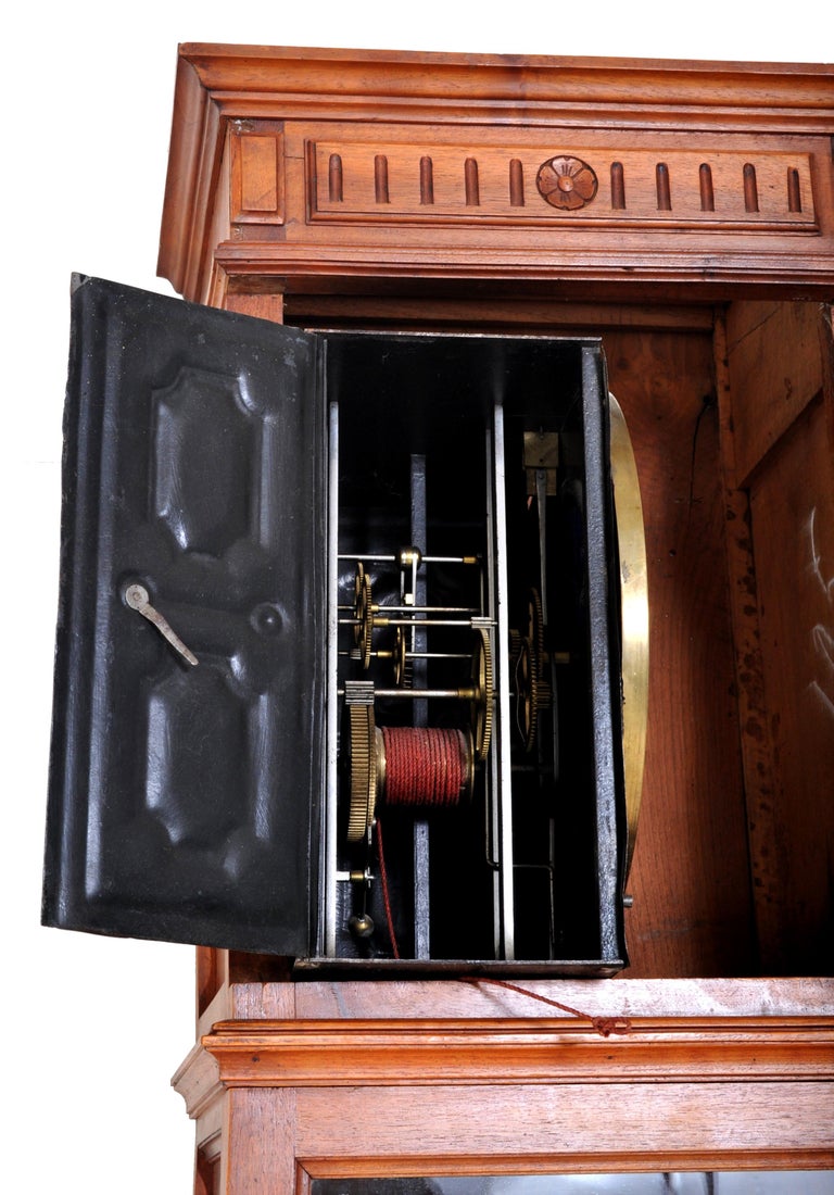 Antique French 8Day Longcase / Grandfather Comtoise Morbier Clock