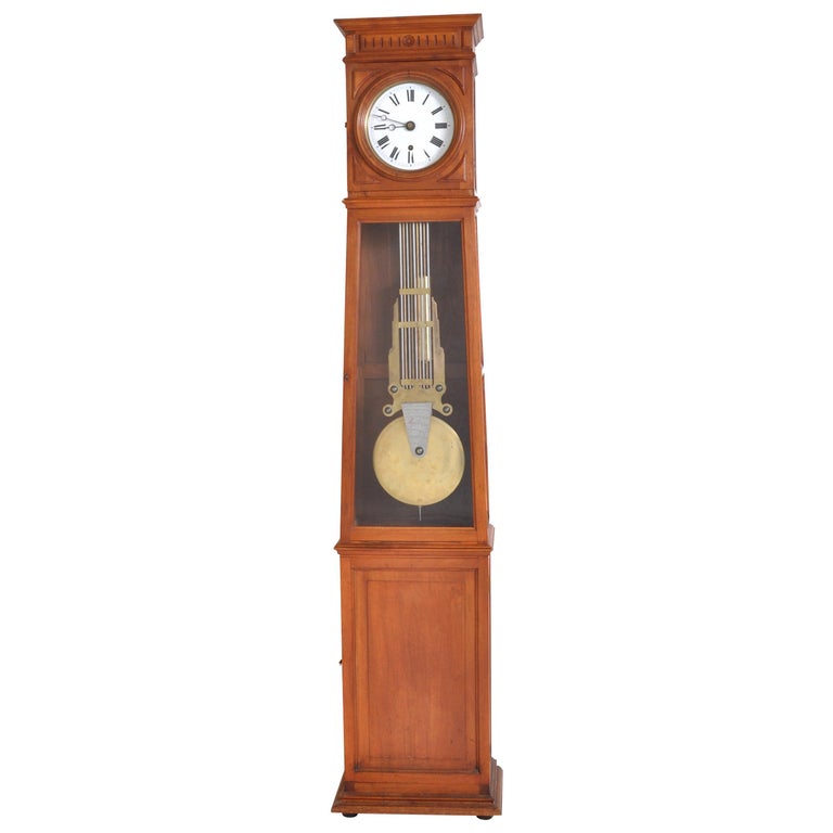 Antique French 8Day Longcase / Grandfather Comtoise Morbier Clock