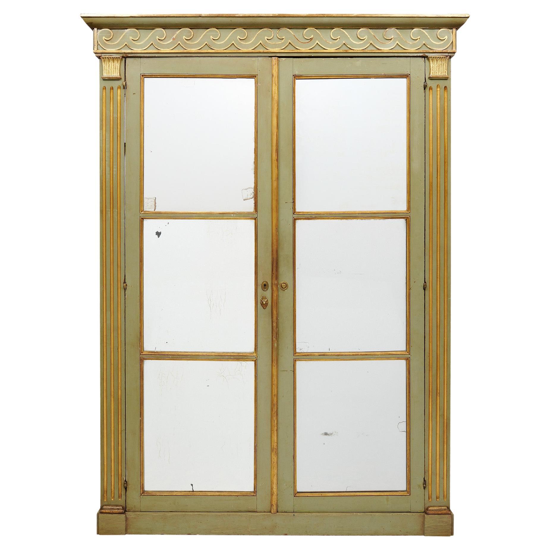 Antique French “à L’Etrusque” Bookcase