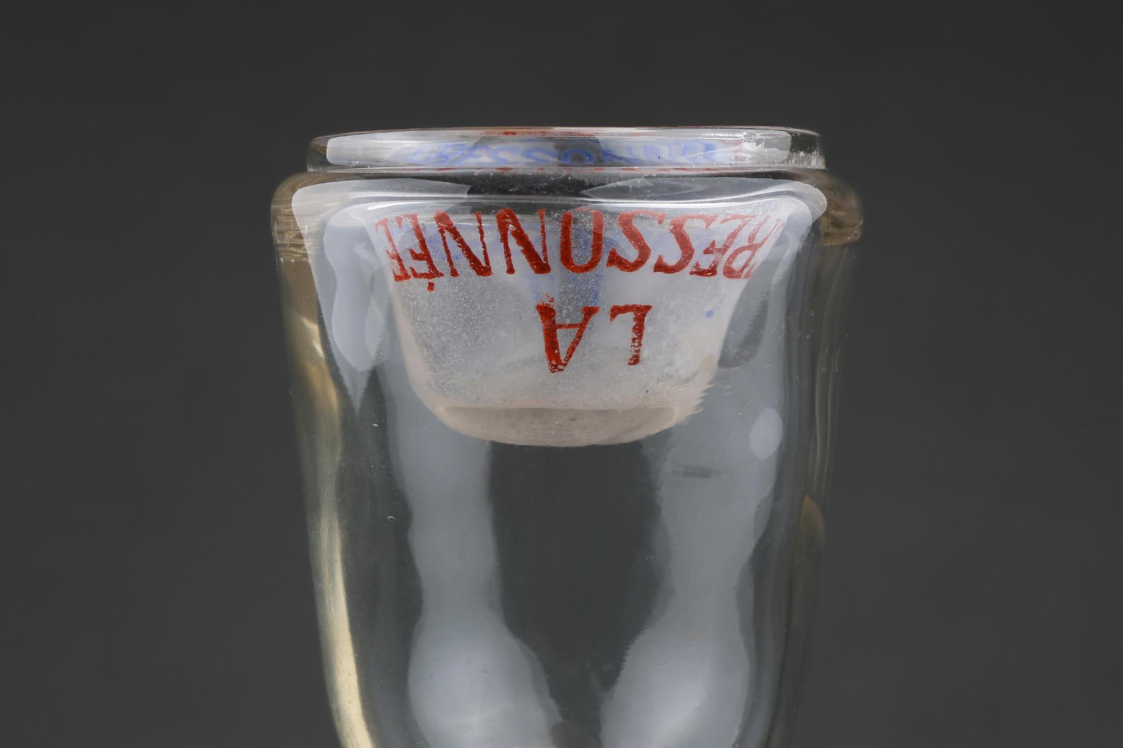 Mid-Century Modern Antique French Absinthe glass Carafe La Cressonnée For Sale