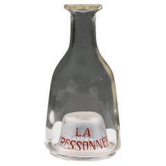 Antique French Absinthe glass Carafe La Cressonnée