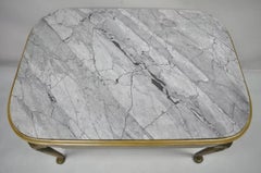 Antique French Adams Style Hand Painted Queen Anne One Drawer Center Table