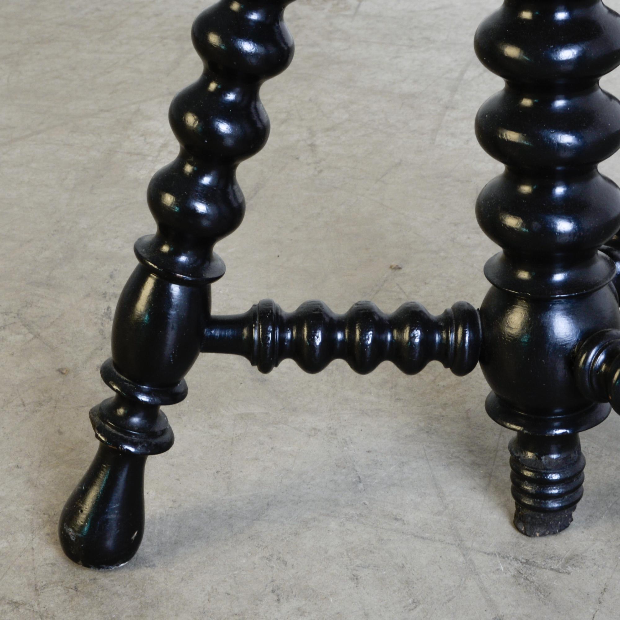 Early 20th Century Antique French Adjustable Piano Bench