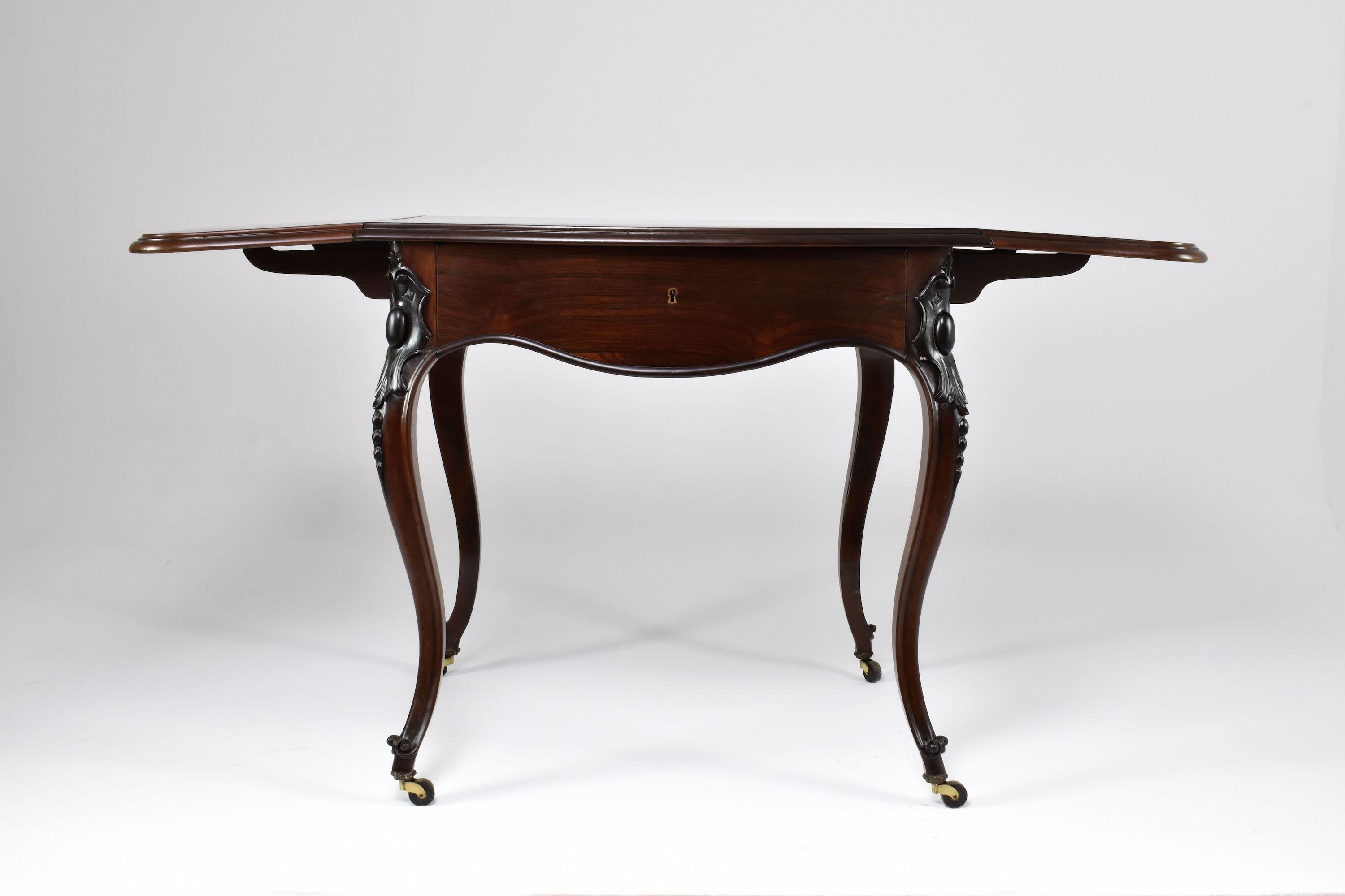Antique French Adjustable St Louis XV Center Table For Sale 2