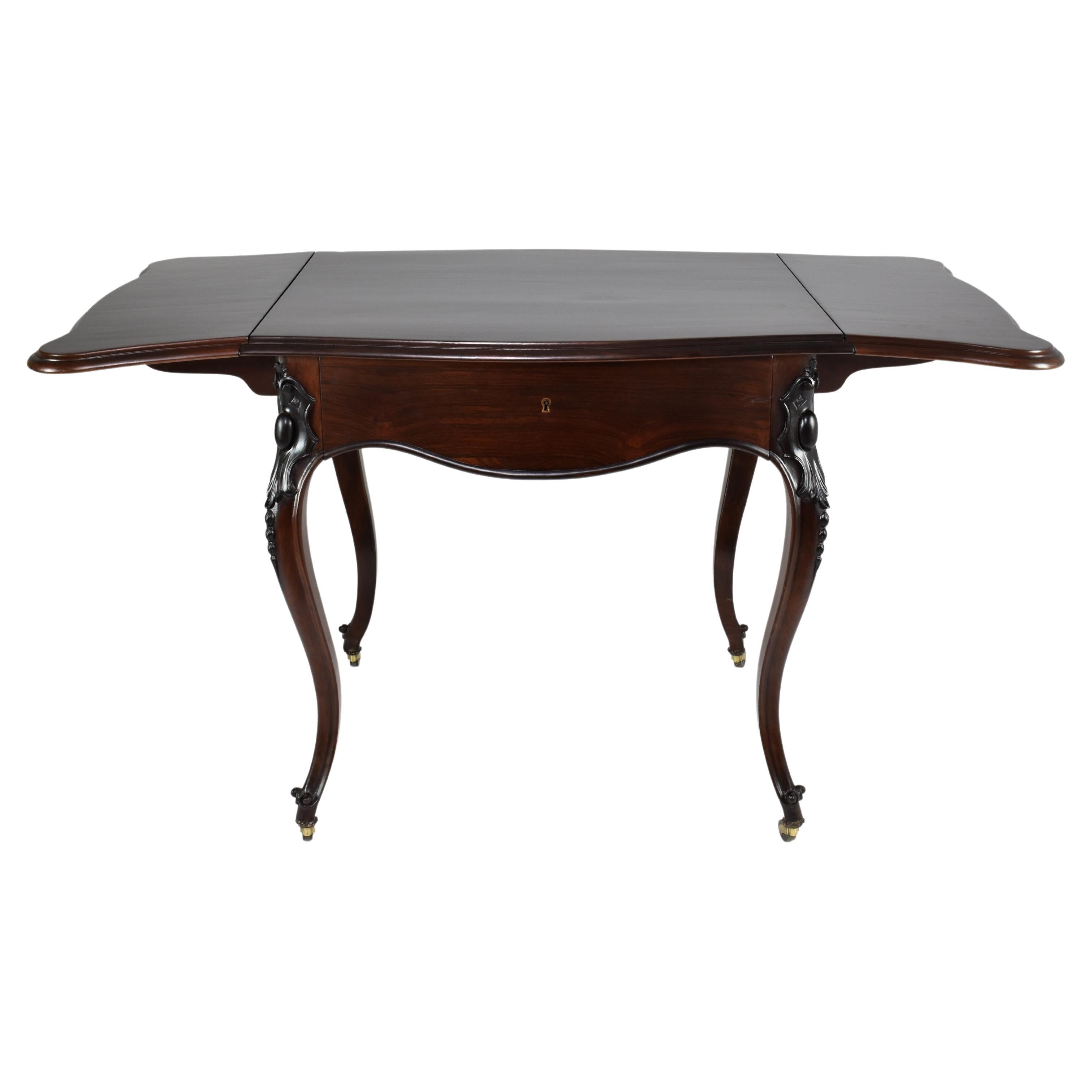 Antique French Adjustable St Louis XV Center Table For Sale