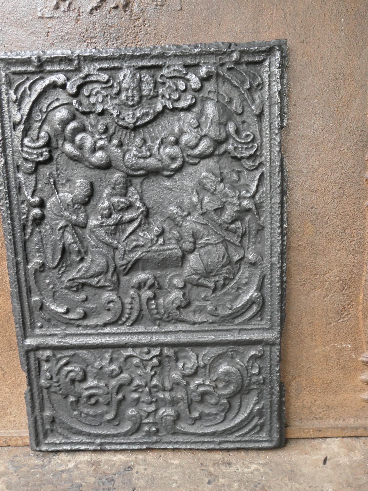 Antike französische „Adoration of the Magi“-Kaminsims / Backsplash, 18. Jahrhundert im Angebot 2