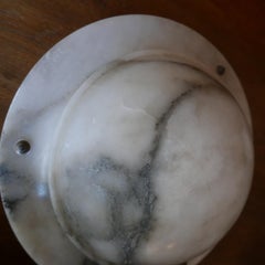 Antique French Alabaster Plafonnier Pendant Light