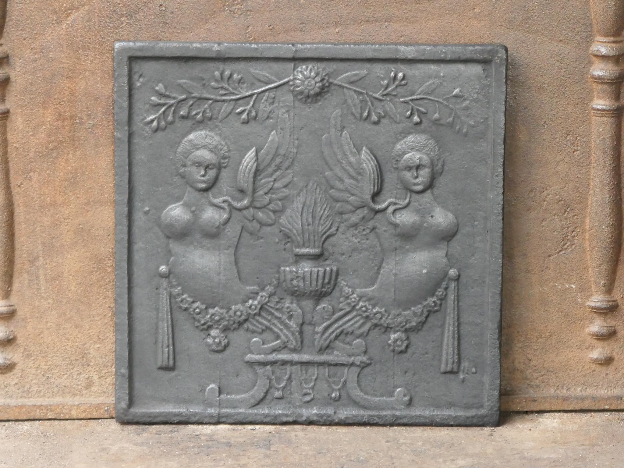 Antique French 'Alegoría del Amor' Chimenea / Repisa, Siglo XVIII-XIX Francés en venta
