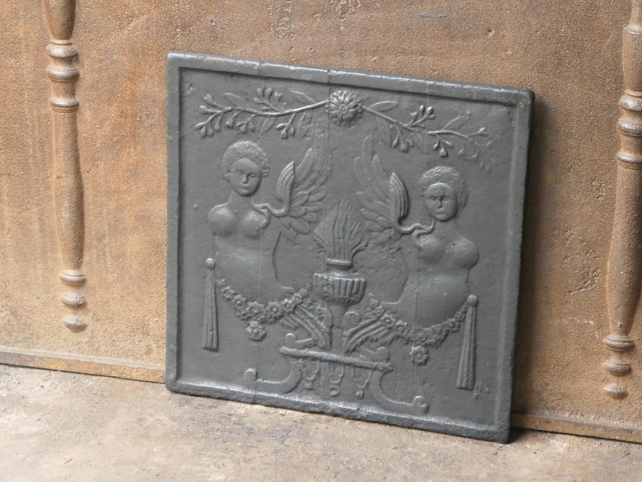 Antique French 'Alegoría del Amor' Chimenea / Repisa, Siglo XVIII-XIX Vaciado en venta