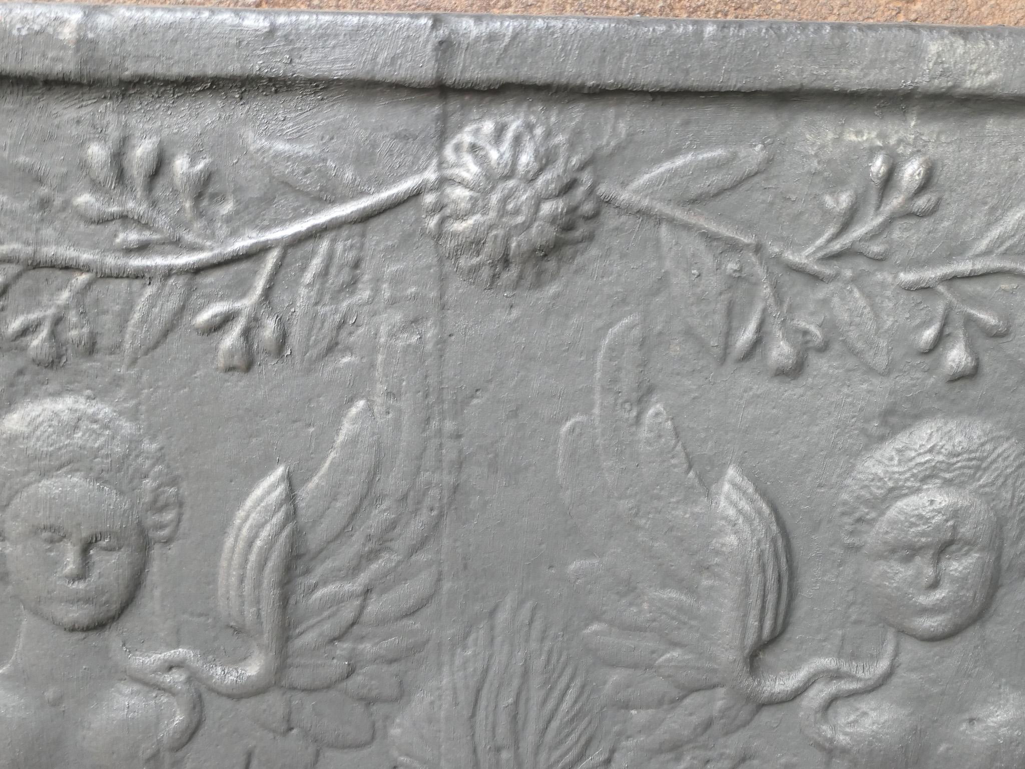 Antique French 'Alegoría del Amor' Chimenea / Repisa, Siglo XVIII-XIX siglo XIX en venta