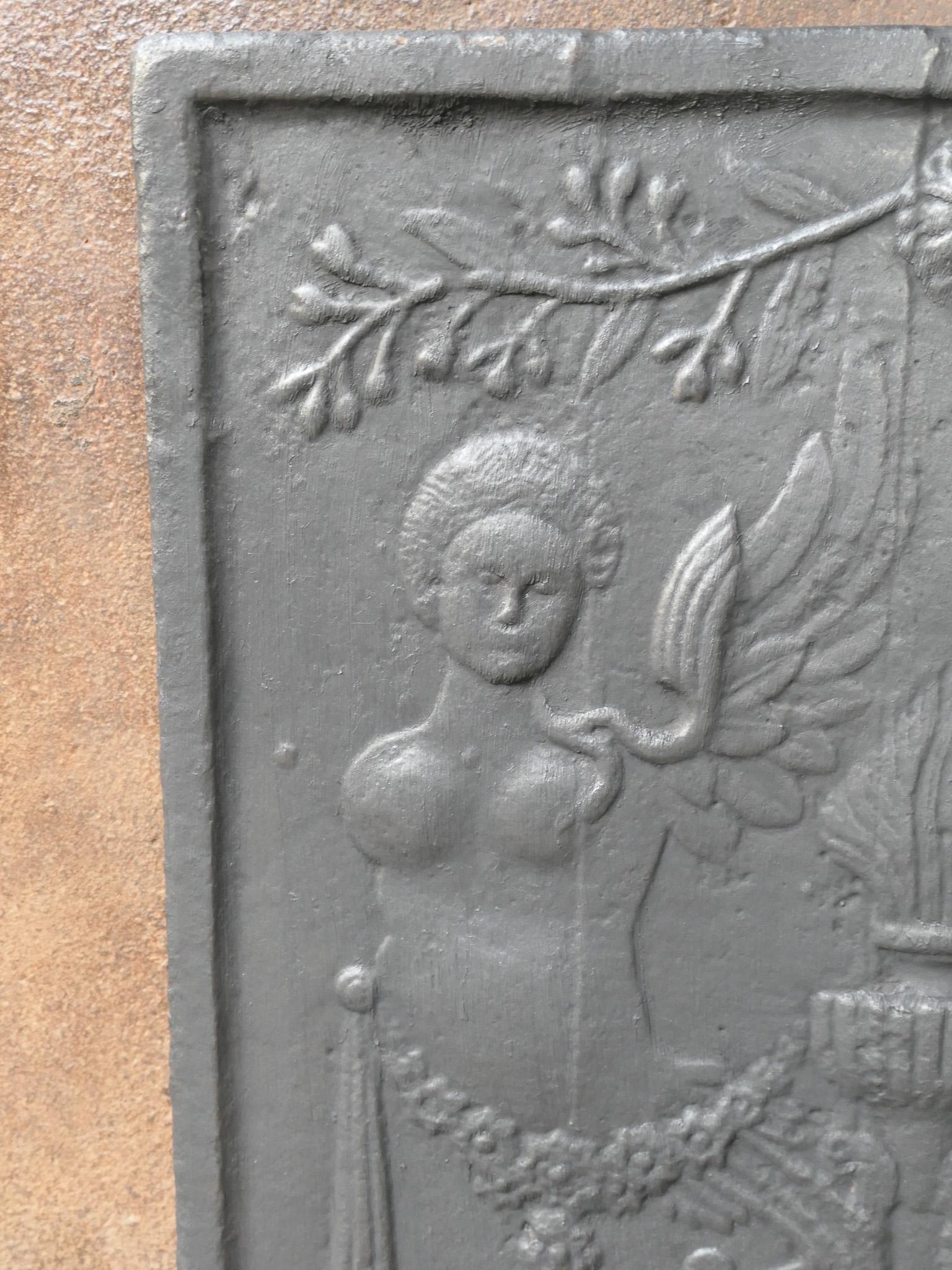 Antique French 'Alegoría del Amor' Chimenea / Repisa, Siglo XVIII-XIX en venta 1