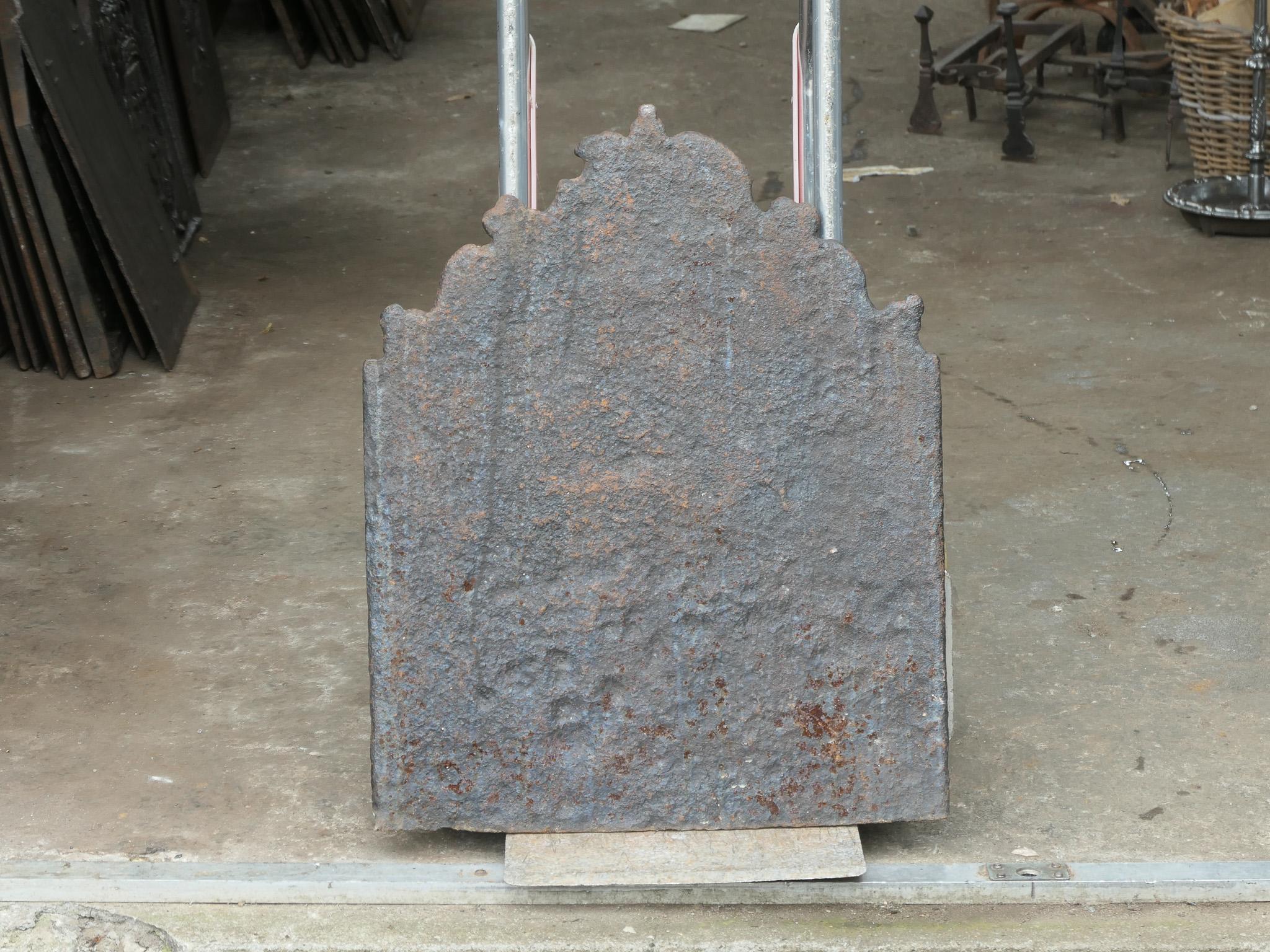 Antique French 'Allegory of the Morning' Fireback / Backsplash, 18th - 19th C. For Sale 6