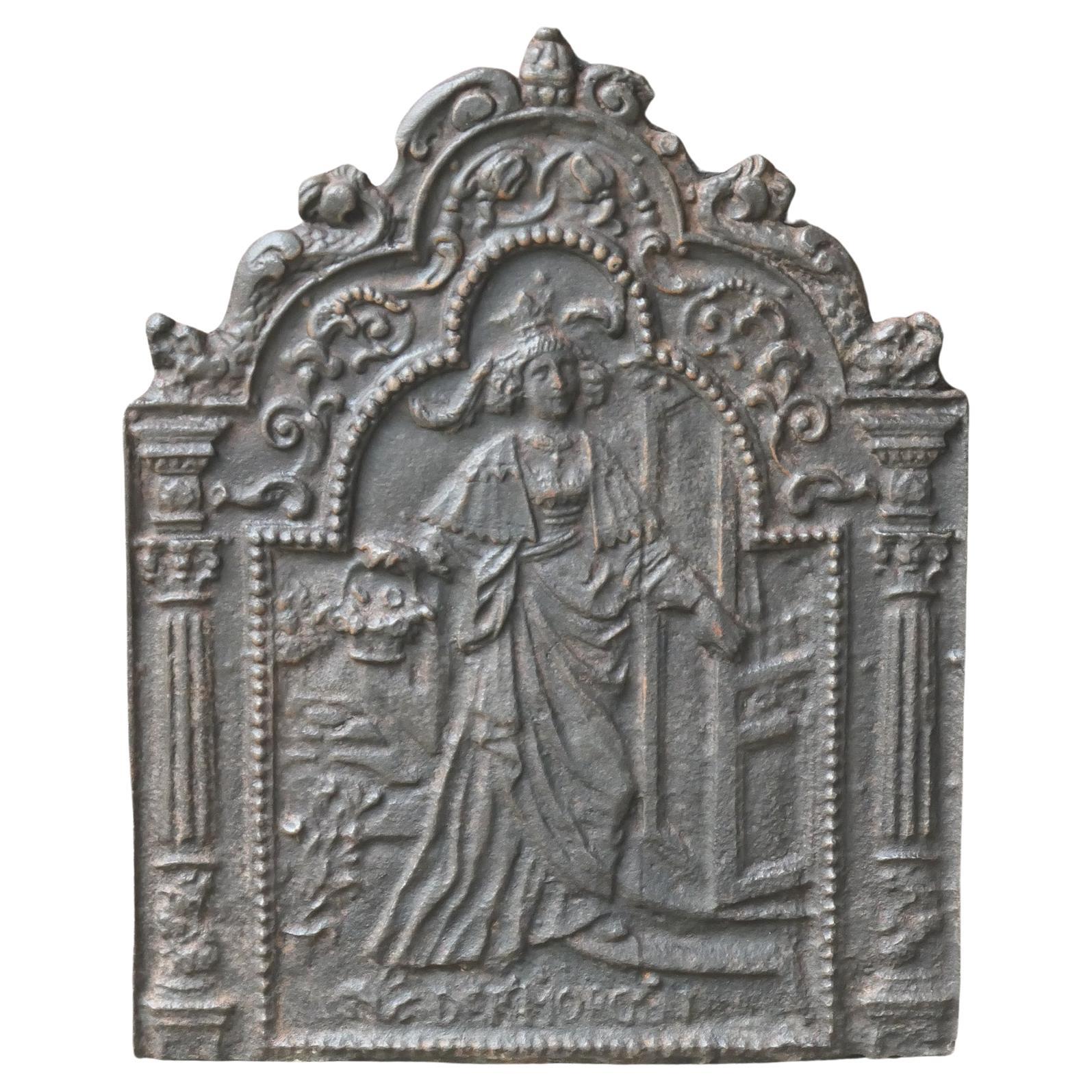 Antique French 'Alegoría de la Mañana' Chimenea / Repisa, S. XVIII - XIX