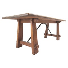 Antique- french alpine Oak Dinning Table