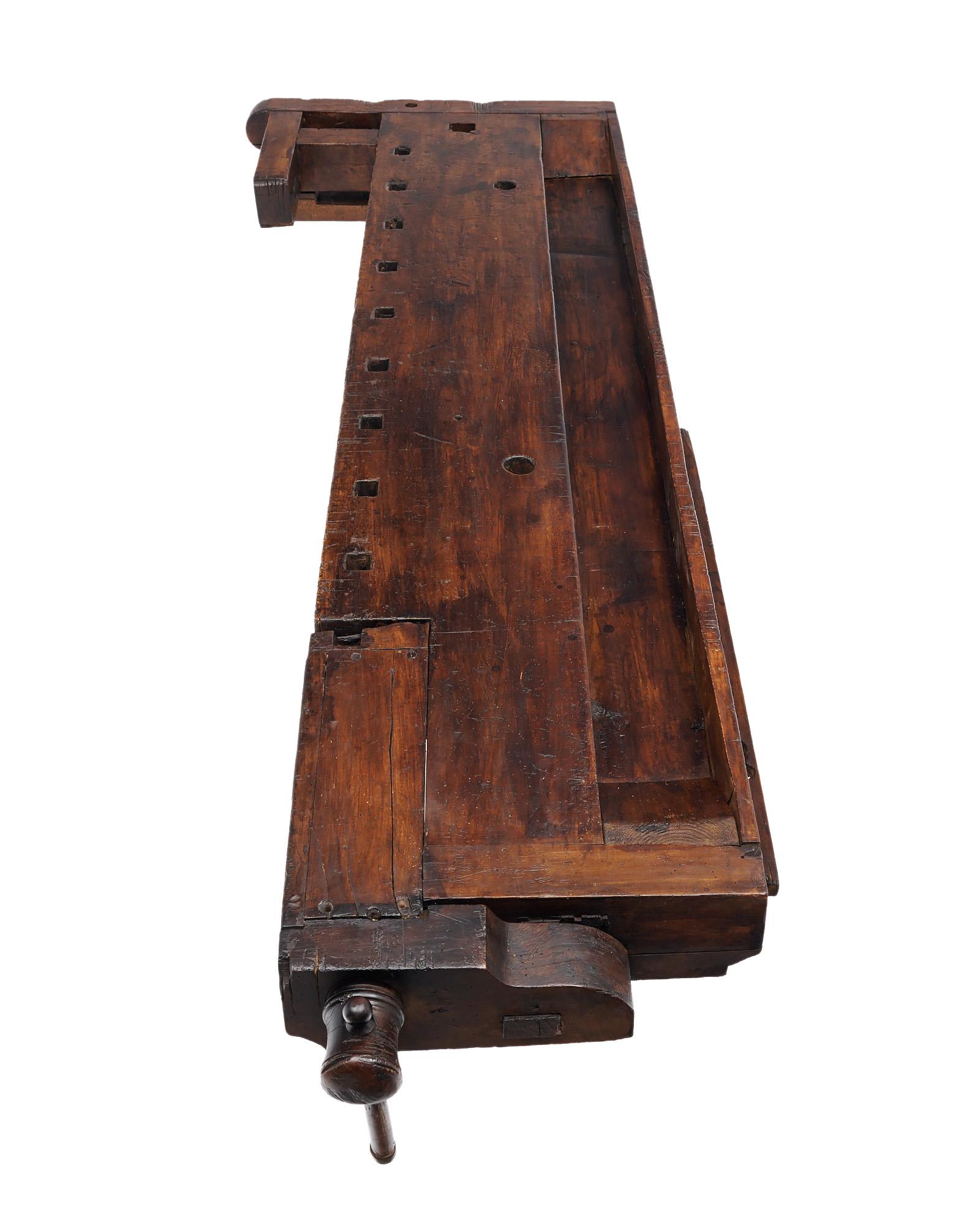 Antique French Alps Ski Workbench For Sale 3