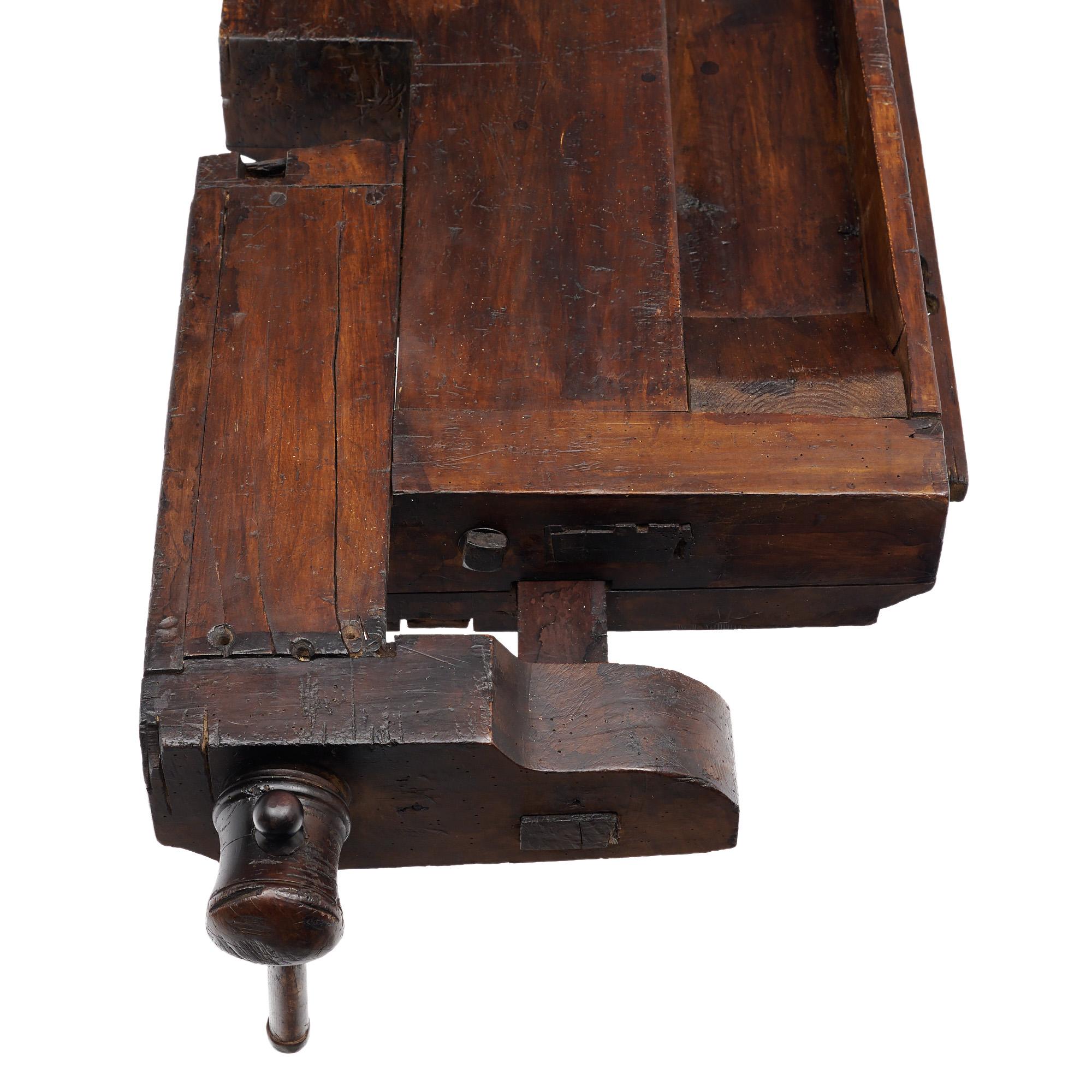 Antique French Alps Ski Workbench For Sale 4