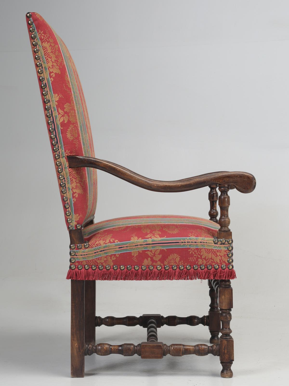 Antique French Armchair For Sale 9