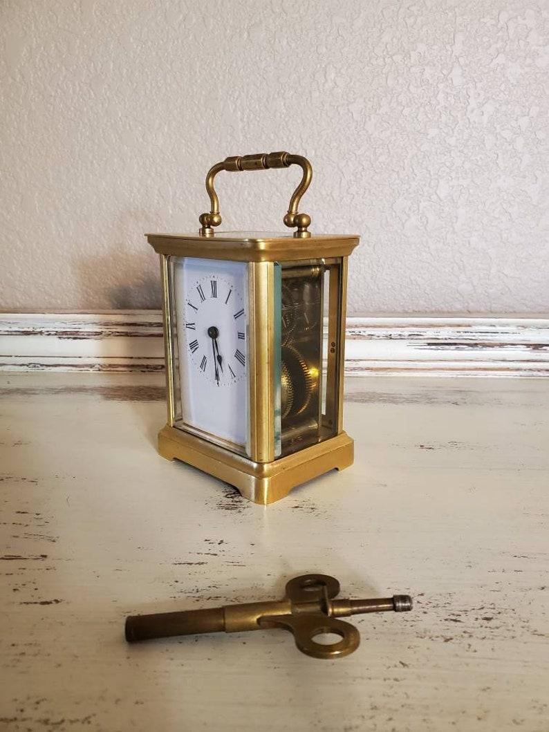 A stunning, elegantly designed, exceptionally executed antique carriage clock by the distinguished French clock maker Armand Couaillet Freres of Saint-Nicolas-D'Aliermont, Normandy, in Northwestern France. Circa 1900 (1890-1915)

The fine quality,
