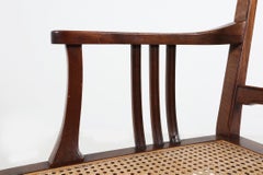 Antique French Armchair with Cane Seat, France, circa 1890
