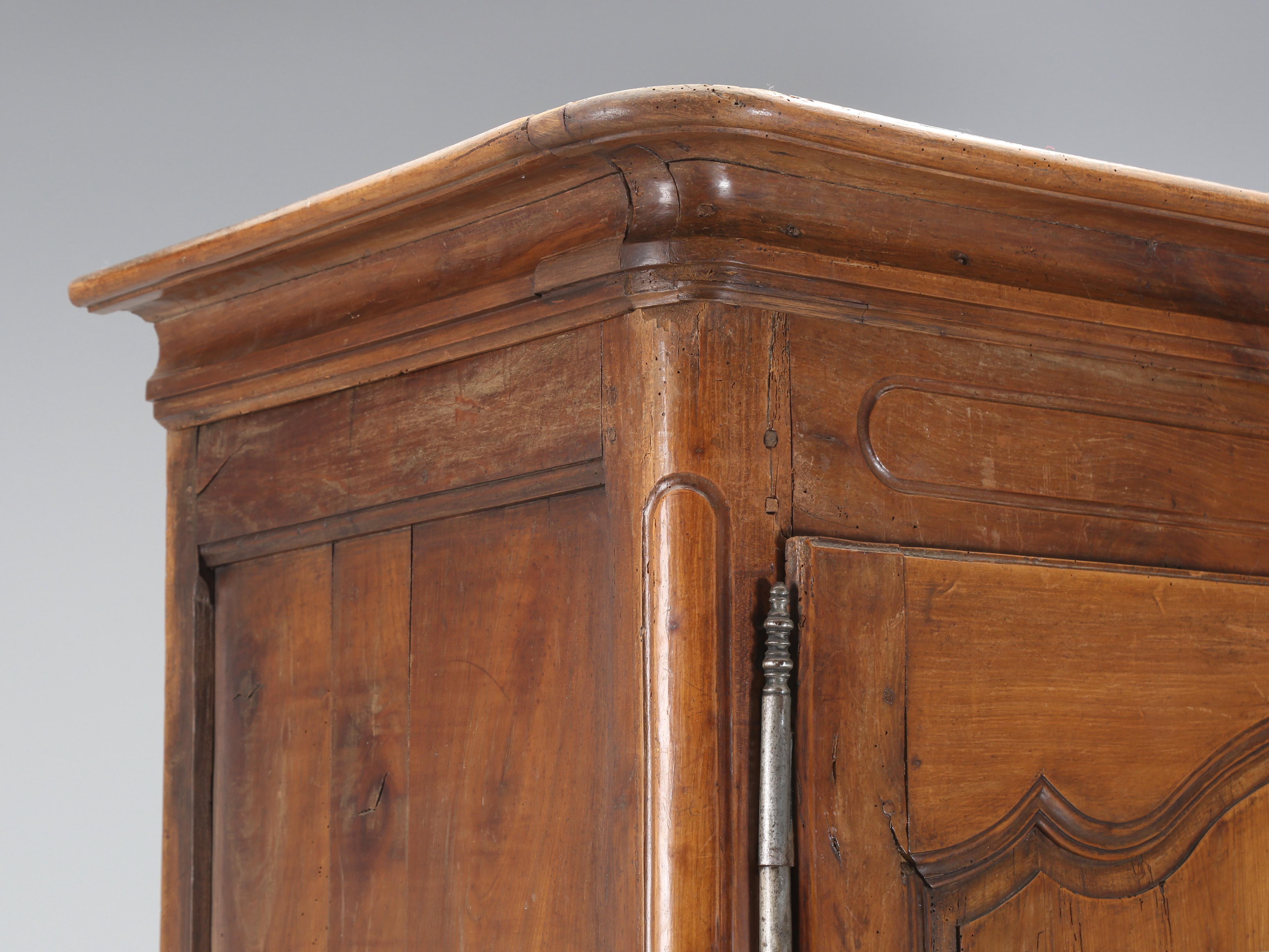 Antique French Armoire Incredible Patina Just Completed Sympathetic Restoration In Good Condition In Chicago, IL