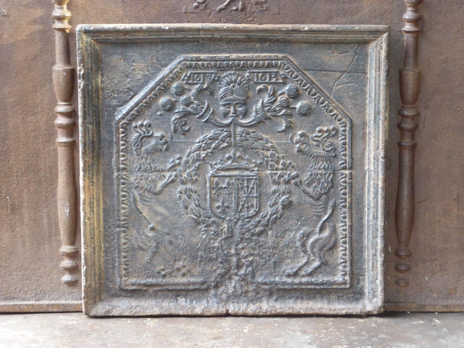 Luigi XIV Antico parafuoco francese con 