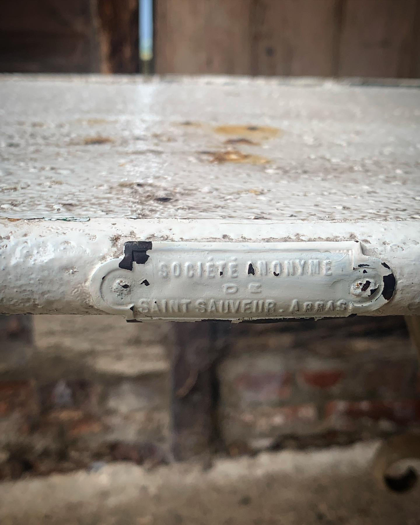 Iron Antique  French Arras Garden Table For Sale
