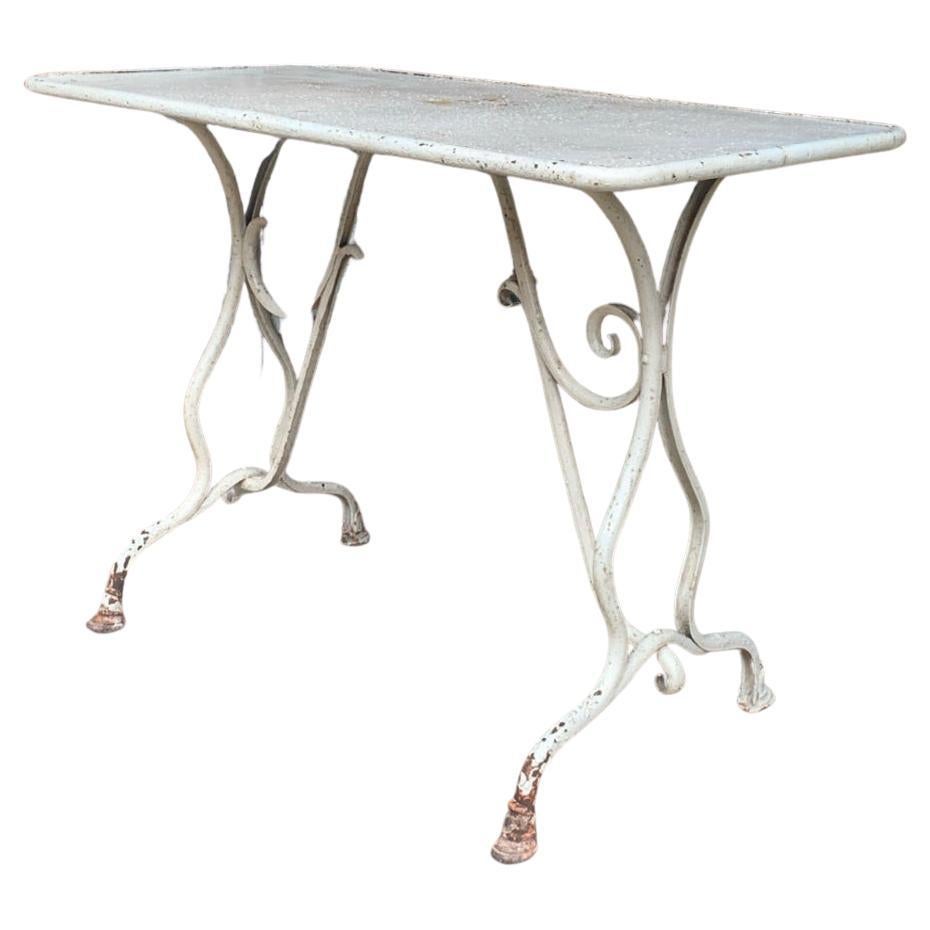 Antique  French Arras Garden Table For Sale