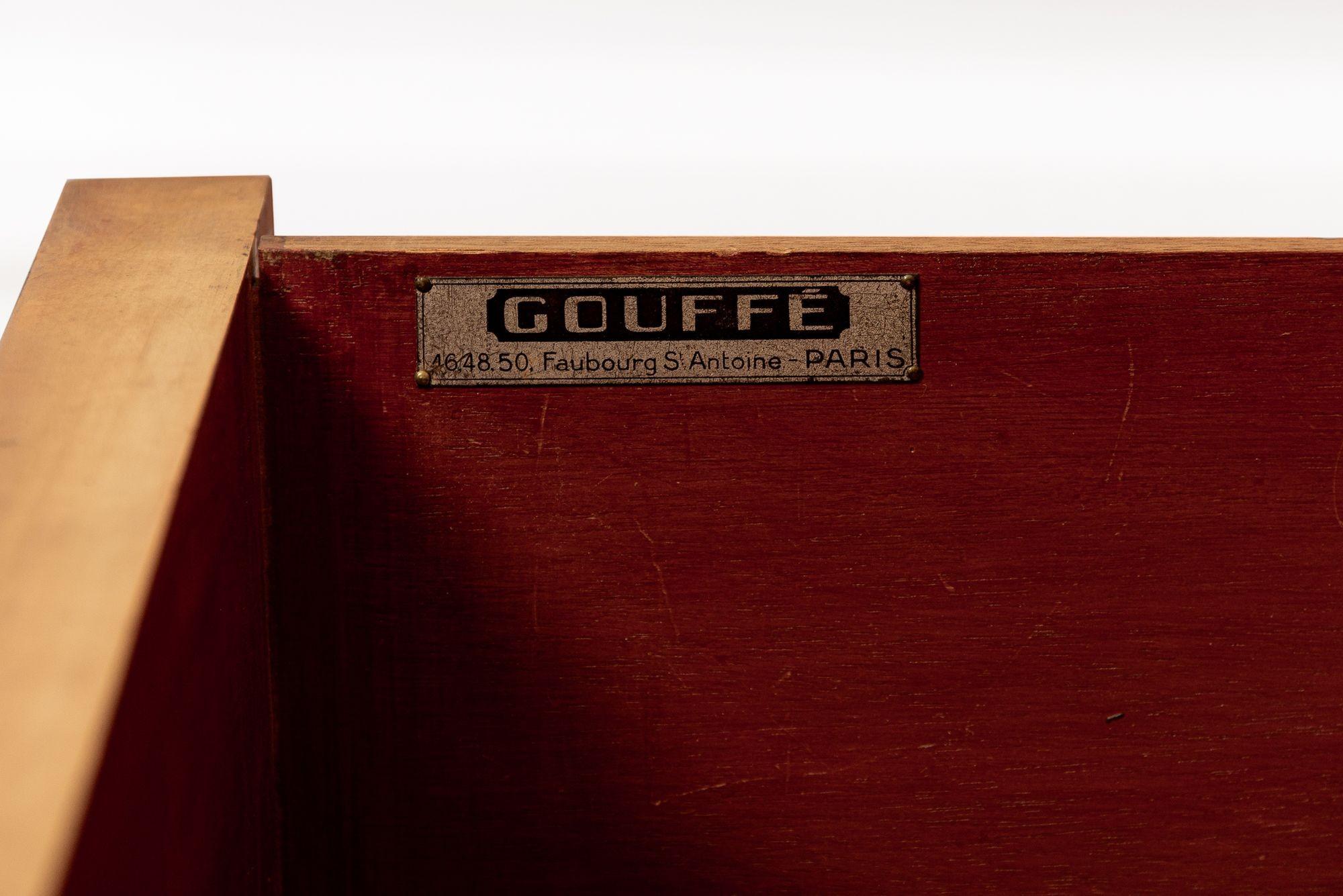 Antique French Art Deco Birdseye Maple Wardrobe Cabinet by Gouffé 5