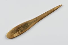 Antique French Art Deco Bronze Gemini Zodiac Sign Letter Opener Max Le Verrier