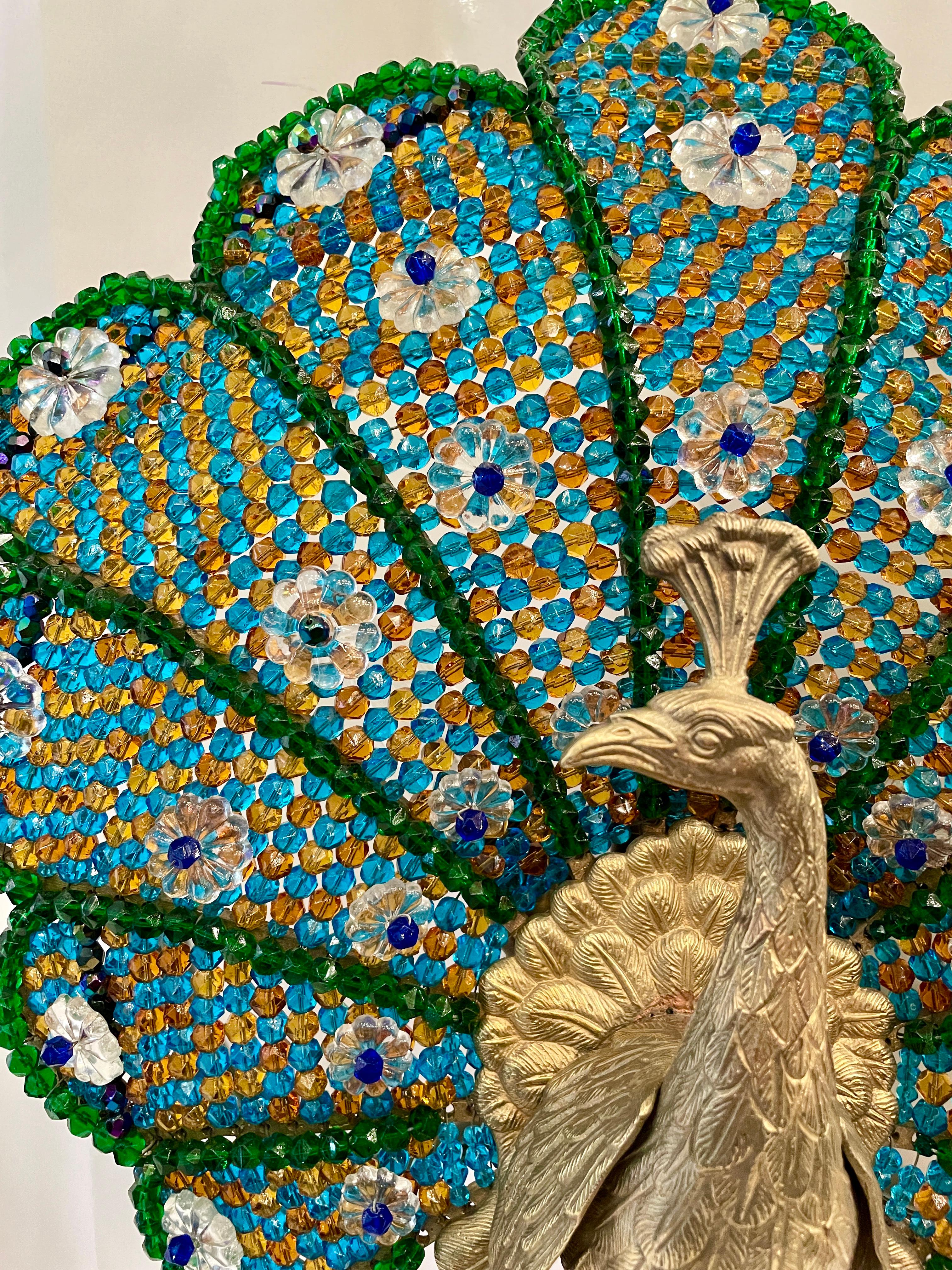 peacock lamp base