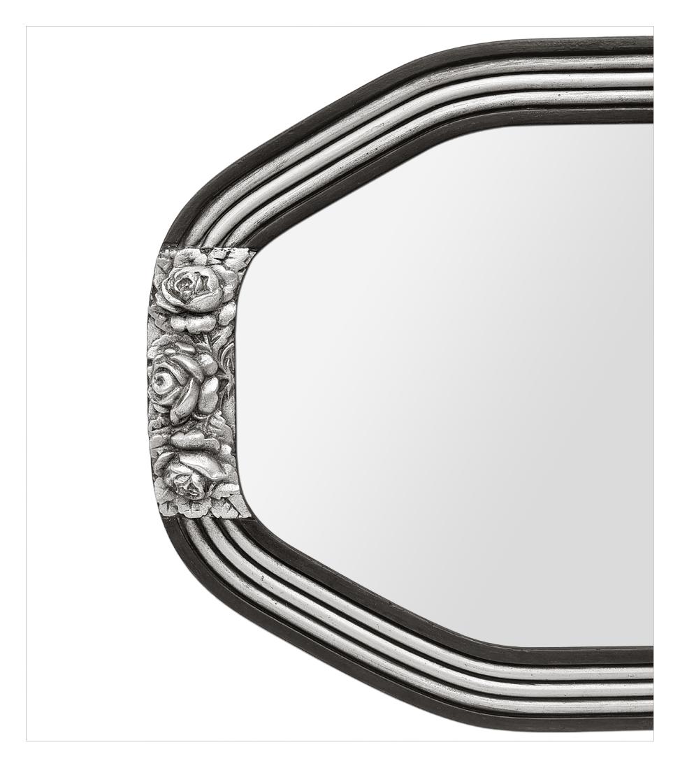 Art déco Antique Wall Mirror Octogonal Art Deco Français, circa 1920 en vente