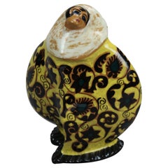 Antique French Art Deco ROBJ School Art Pottery Figure of a Woman, Circa 1920