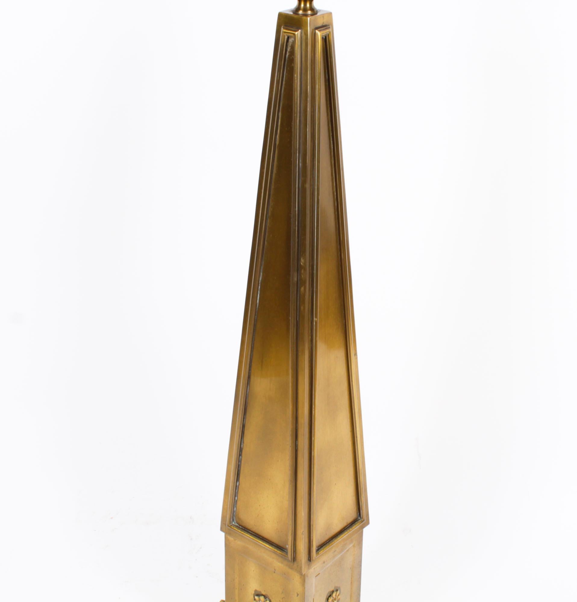 Antike französische Art-Déco-Stehlampe im Art déco-Stil mit Schirm, um 1920 im Angebot 2
