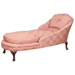 Ancien Récamier français de style Upholstering en acajou, circa 1920