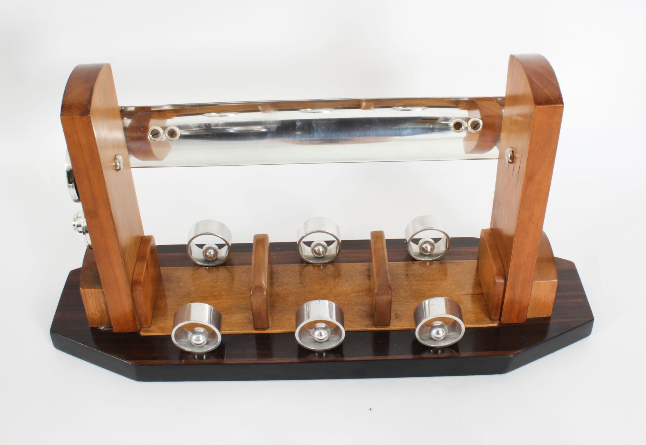 Antique French Art Deco Tantalus by Louis Prodhon, Paris 1930 Century 9